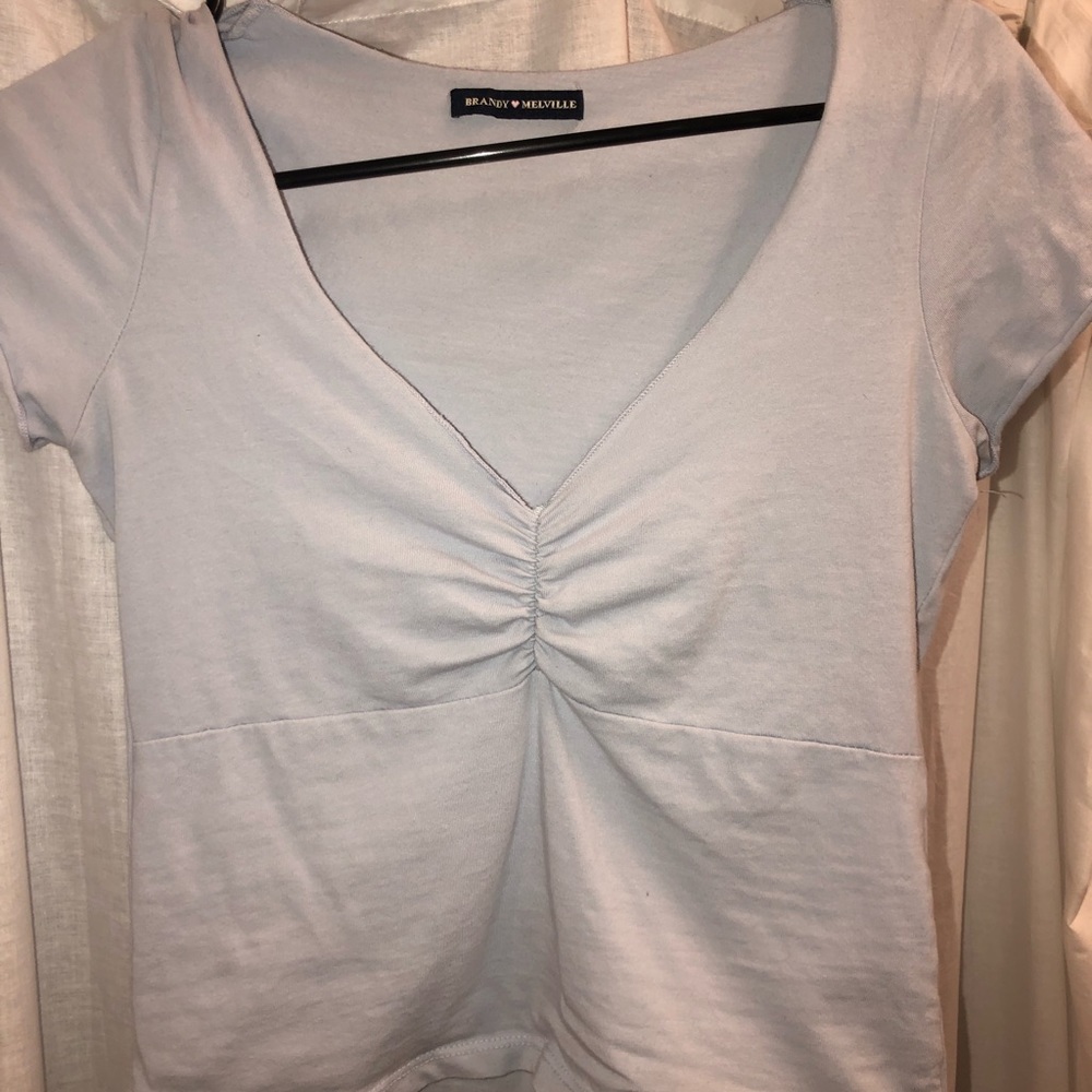 BRANDY MELVILLE LIGHT BLUE TOP
